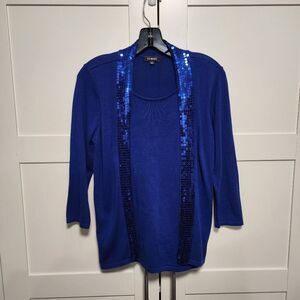Elementz Sequin Royal Blue Small Top